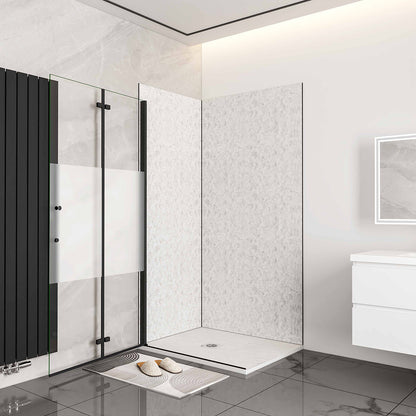 72 H.195 cm Falttür Walk in Schutzfolie für badezimmer