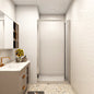 760 H.1850 mm Falttür Duschtasse 800x760mm badezimmer ideen