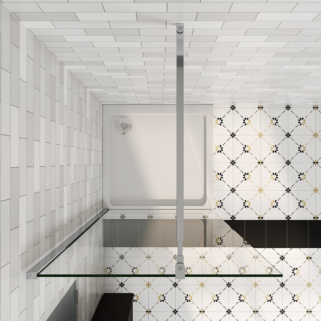 760 H.1850 mm Walk in Duschwand mit Stabilisationsstange 730-1200mm badezimmer ideen
