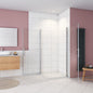 76x76 H.195 cm Drehtür Eckeinstieg Duschtasse für badezimmer