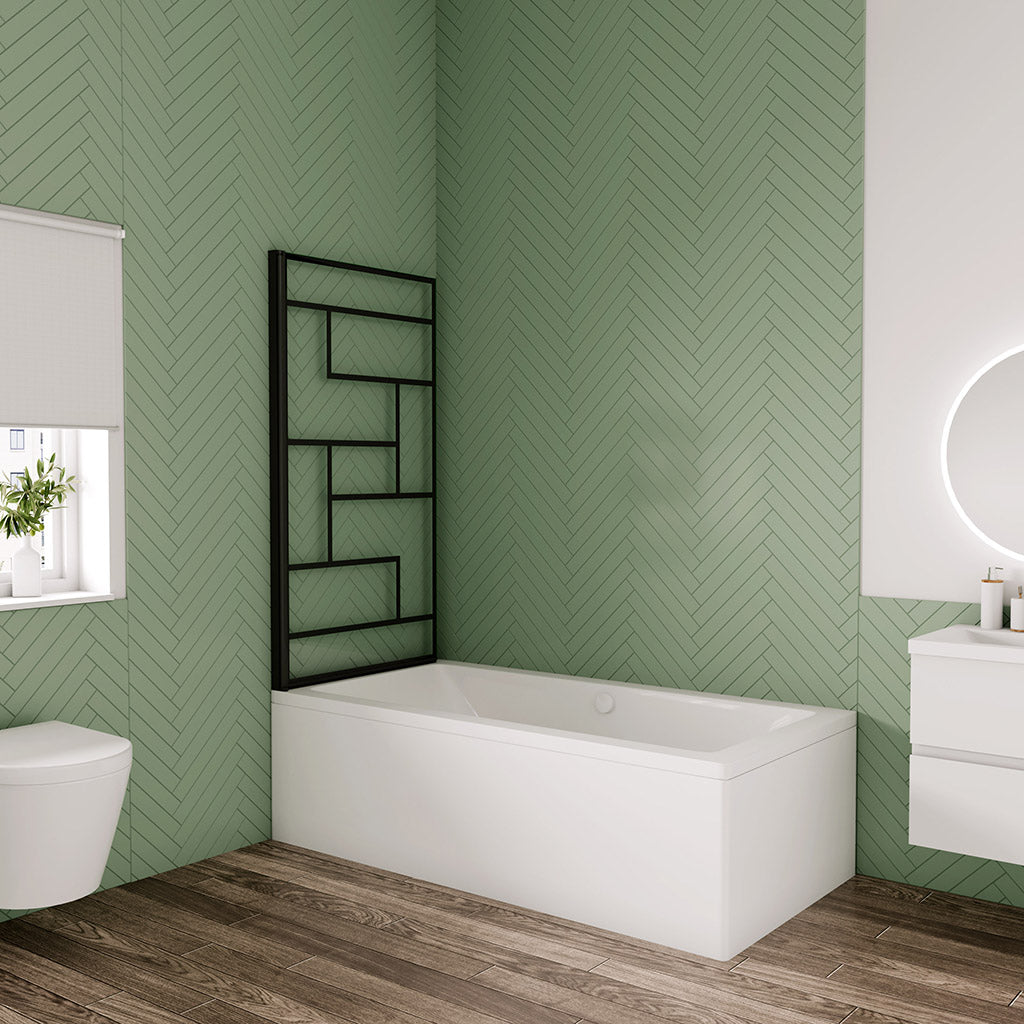 80 H 140 cm Badewannenaufsätz V1 C BA