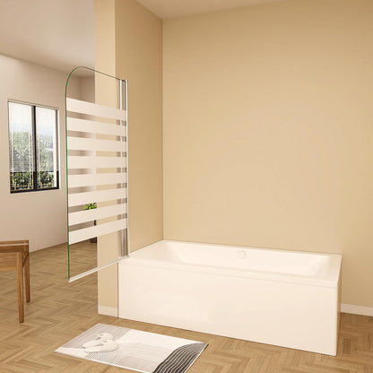 80 H 140 cm GlasDuschwänd Badewannenaufsatz für badezimmer