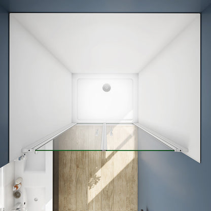 80 H.185 cm Doppelpendeltüren Duschtasse 160x80cm Ablaufgarnitur für badezimmer