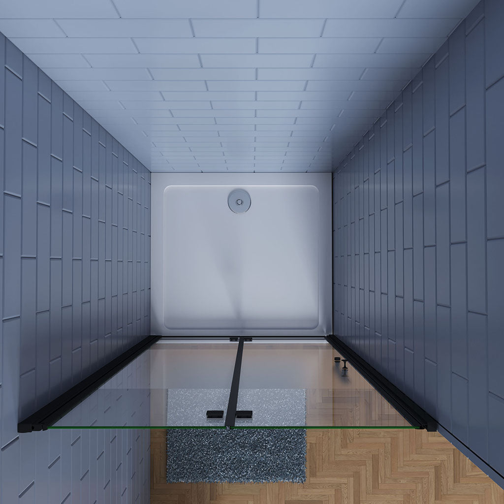 80 H.195 cm Falttür Schutzfolie Nischentür Duschtasse 150x80cm badezimmer ideen