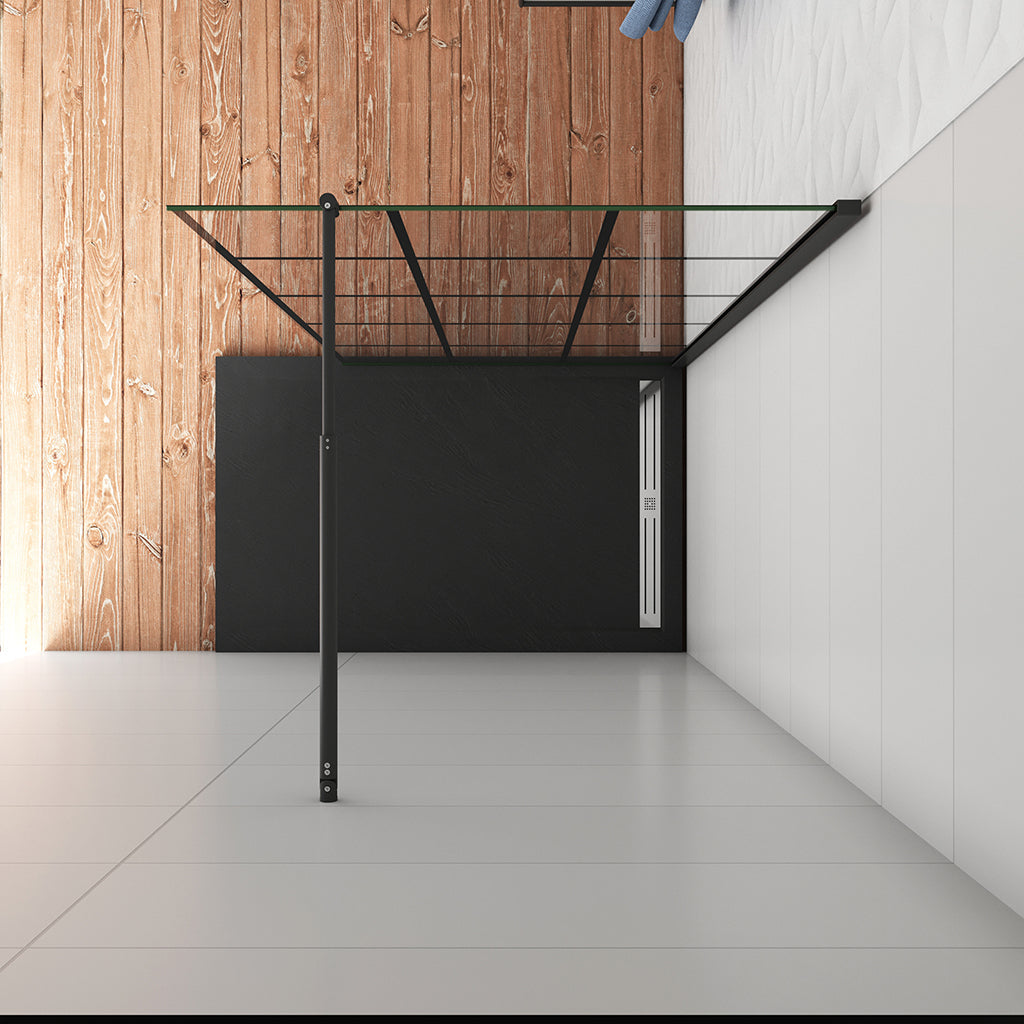 80 H.200 cm Walk in Duschwänd Gittermuster mit Stabilisationsstange 70-120cm badezimmer ideen
