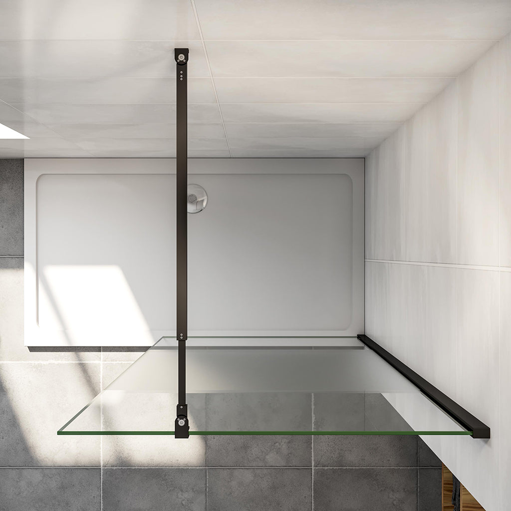 80 H.200 cm Walk in Duschwand mit Stabilisationsstange 73-120cm badezimmer ideen