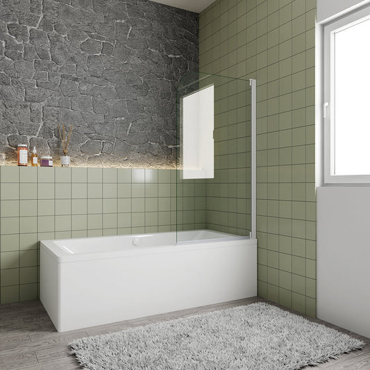 800 H 1400 mm Badewannenaufsätz mattgrau für badezimmer