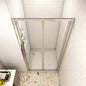 800 H.1850 mm Falttür Duschtasse 1000x800mm für badezimmer