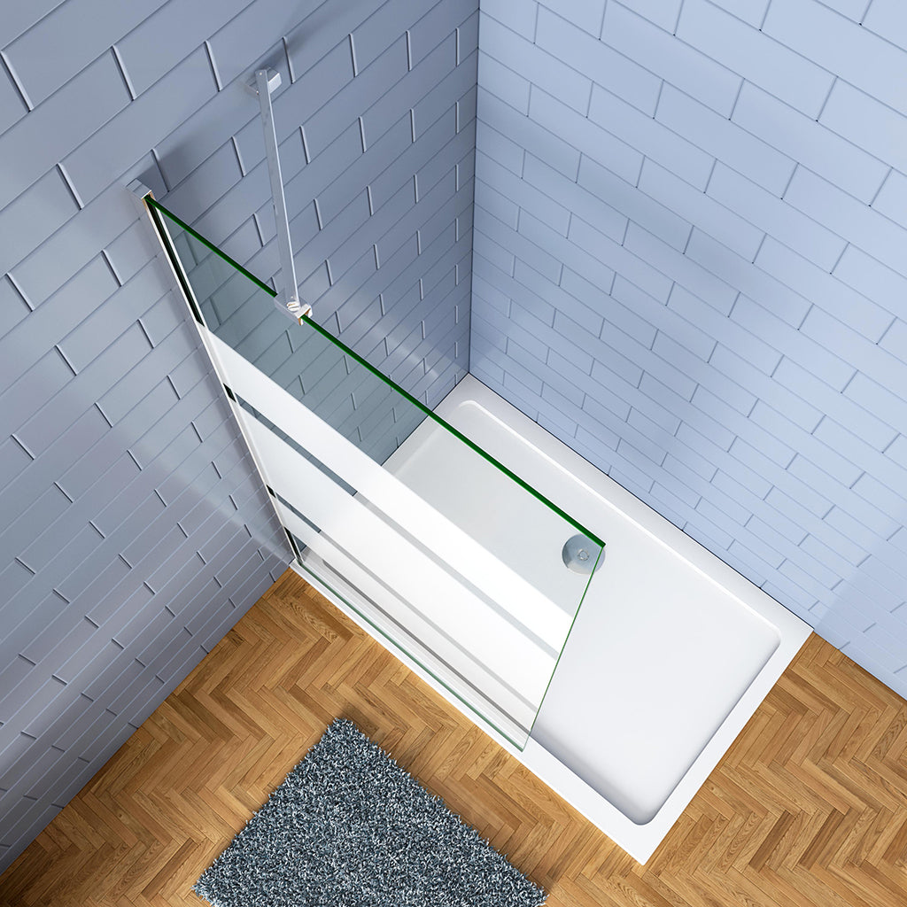 800 H.1900 mm Walk in Duschwänd mit Stabilisationsstange 450mm badezimmer ideen