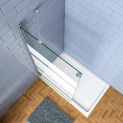 800 H.1900 mm Walk in Duschwänd mit Stabilisationsstange 450mm badezimmer ideen