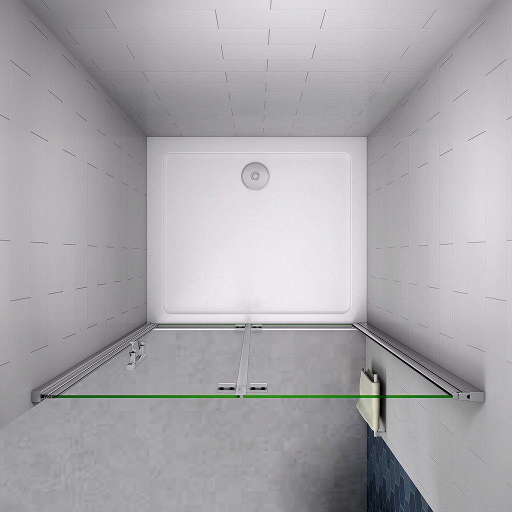 800 H.1950 mm Falttür Nischentür Duschtasse 1600x800mm für badezimmer