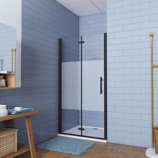 800 H.1950 mm Falttür Schutzfolie Nischentür Duschtasse 800x760mm badezimmer ideen