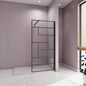 800 H.2000 mm Glasduschwand Walk in Duschwand mit Stabilisationsstange 1400mm badezimmer ideen