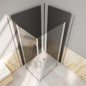 800x700 H.1800 mm Drehtür Eckeinstieg Wandverkleidung badezimmer ideen