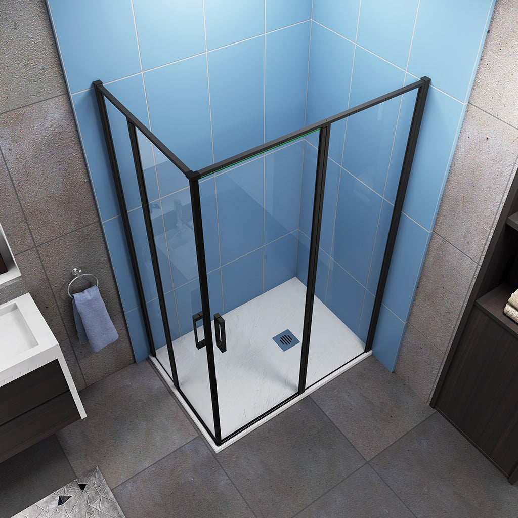 800x800 H.1850 mm Drehtür Eckdusche Duschtasse Ablaufgarnitur badezimmer ideen