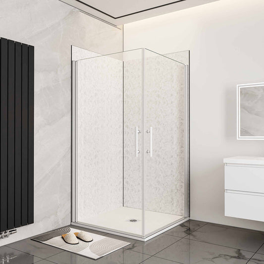 800x800 H.1850 mm Drehtür Eckeinstieg für badezimmer