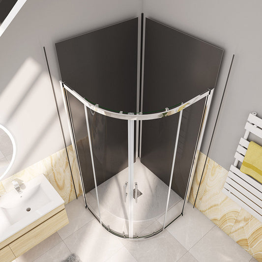 800x800 H.1850 mm Runddusche Schiebetür Eckeinstieg Wandverkleidung für badezimmer