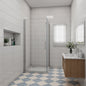 800x900 H.1850 mm Drehtür mit Seitenwand für badezimmer