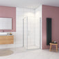 800x900 H.1850 mm Glasdusche Drehtür mit Seitenwand Duschtasse Ablaufgarnitur badezimmer ideen
