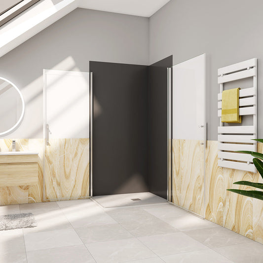 80x80 H.185 cm Drehtür Eckdusche badezimmer ideen