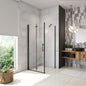 850x700 H.1950 mm Glasdusche Falttür mit Seitenwand für badezimmer