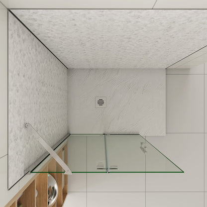 86 H.195 cm Drehtür Walk in dusche für badezimmer