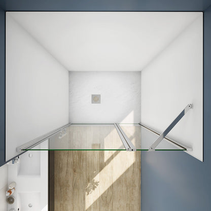 90 H.195 cm Drehtür Nischentür