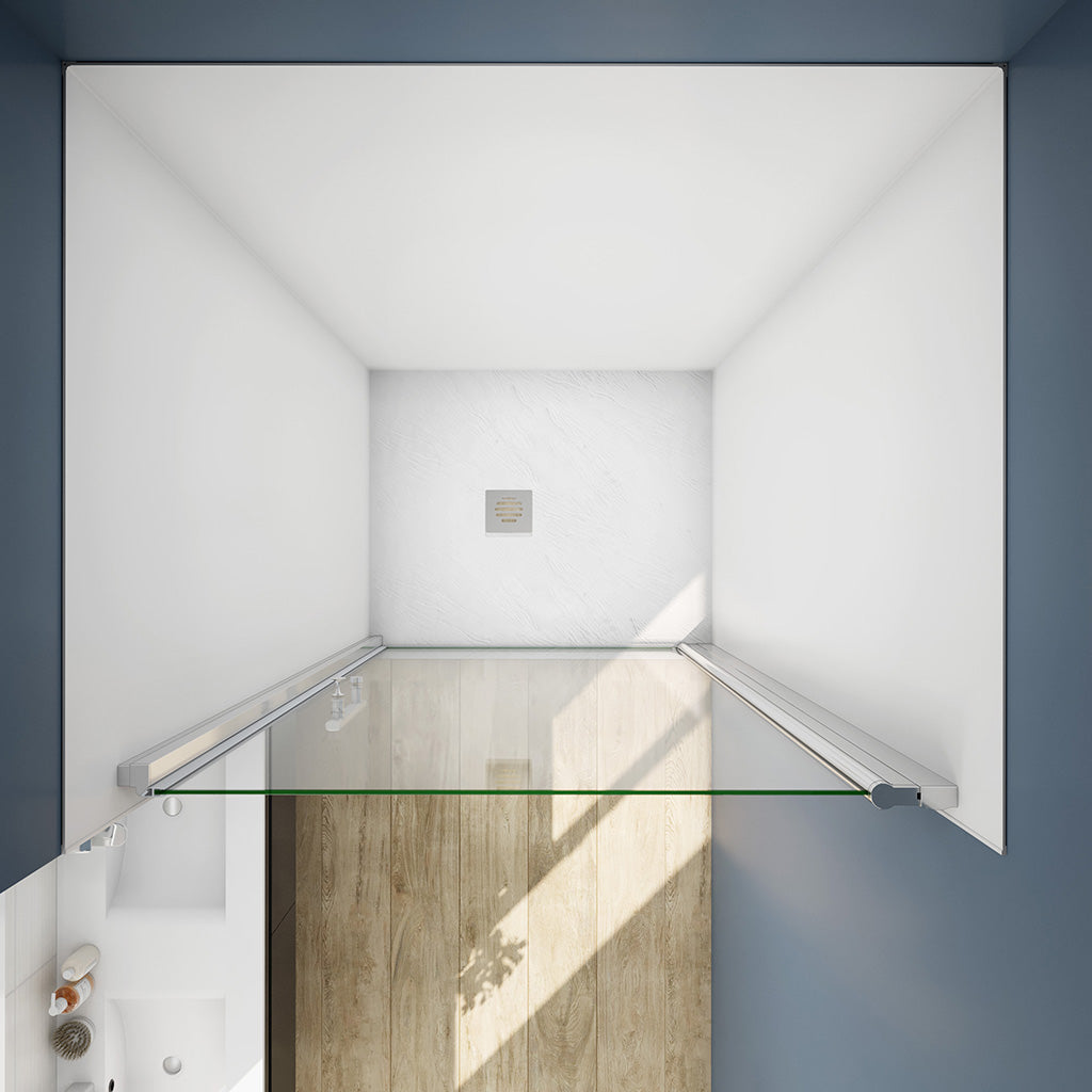90 H 197 cm Drehtür Nischentür badezimmer ideen
