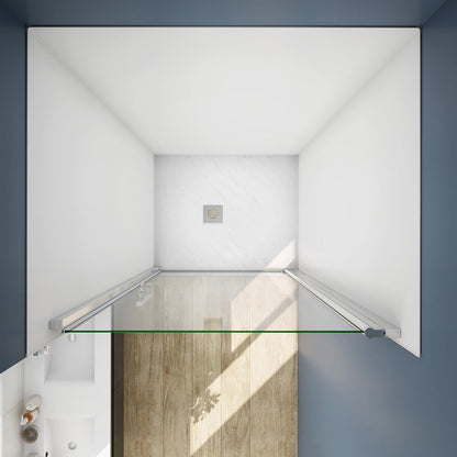 90 H 197 cm Drehtür Nischentür badezimmer ideen