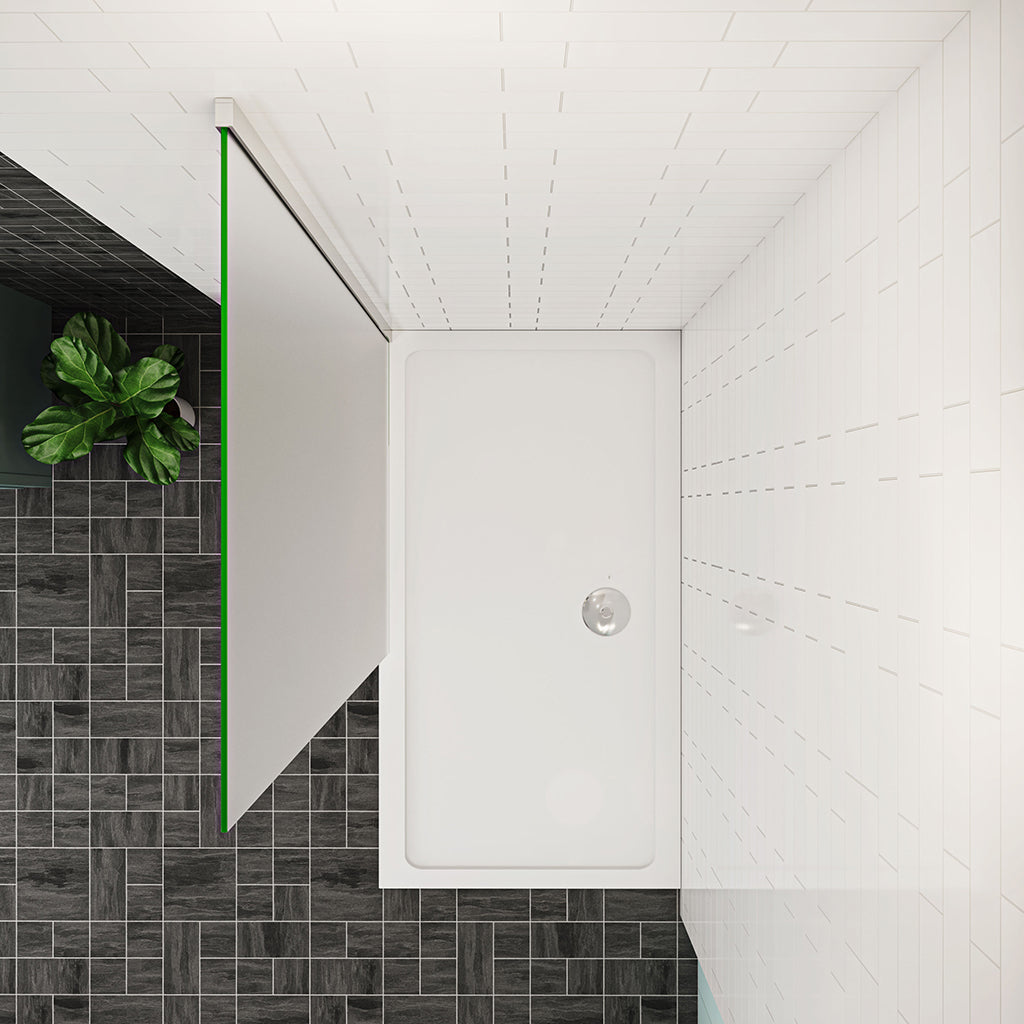 90 H.200 cm 10cm Walk in Glaswand dusche für badezimmer