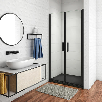90 H 200 cm Doppelpendeltüren für badezimmer