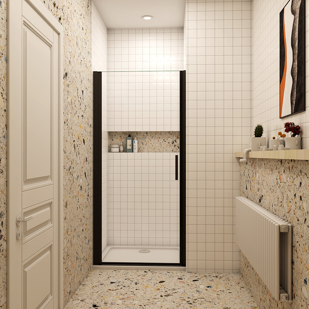 90 H 200 cm Drehtür Nischentür Duschtasse 150x90cm Ablaufgarnitur badezimmer ideen