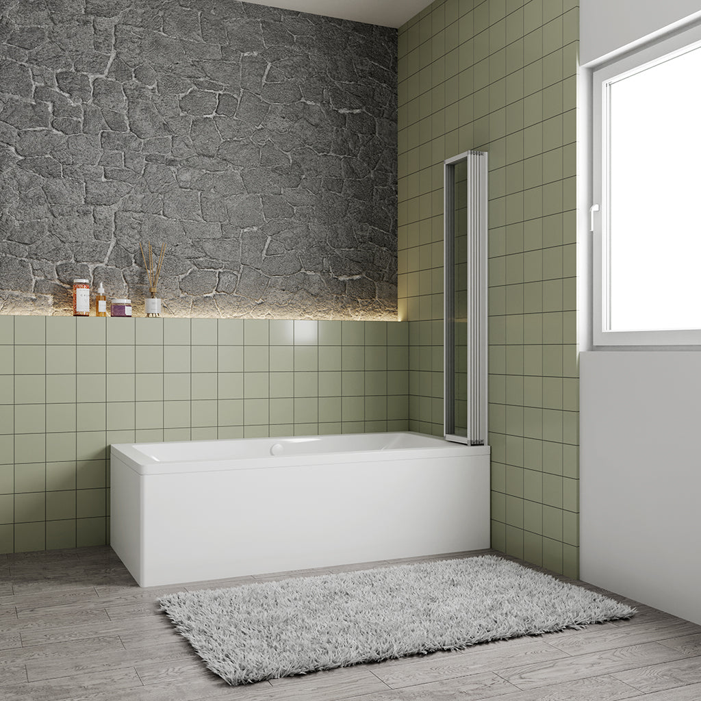 900 H 1400 mm Glasdusche Badewannenaufsätz für badezimmer