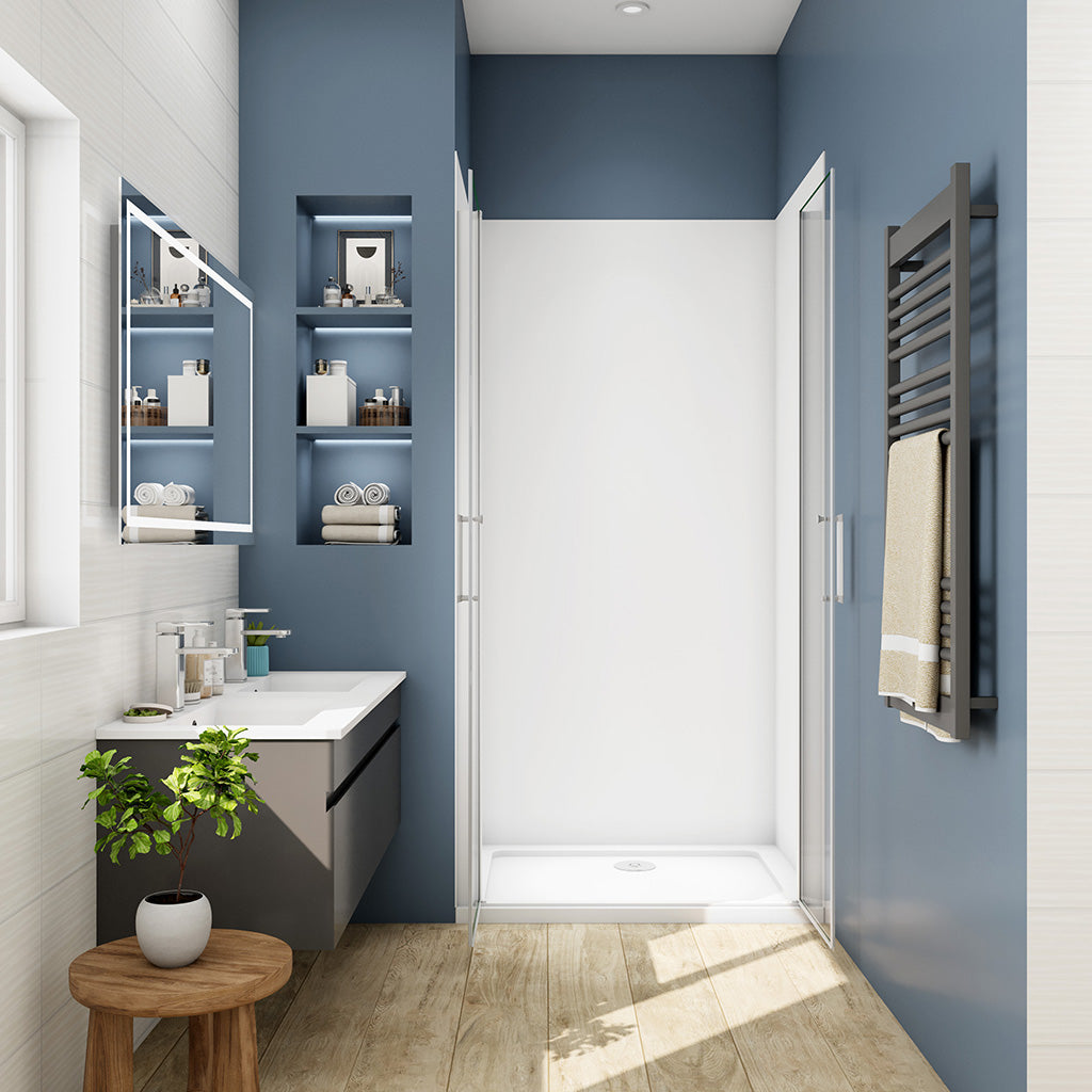 900 H.1850 mm Doppelpendeltüren Duschtasse 1200x900mm für badezimmer