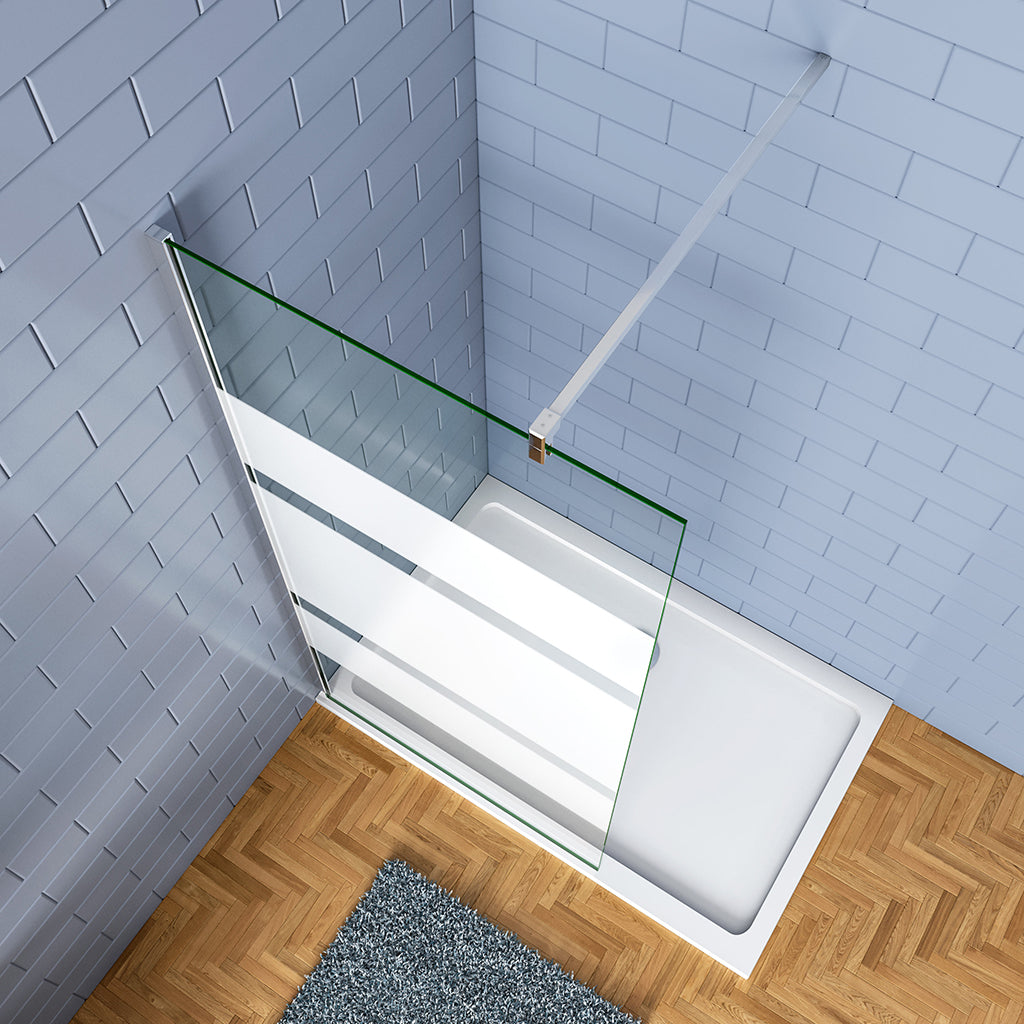 900 H.1900 mm Walk in Duschwand mit Stabilisationsstange 900mm badezimmer ideen
