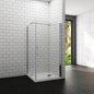 900x1000 H 1970 mm Falttür mit Seitenwand für badezimmer