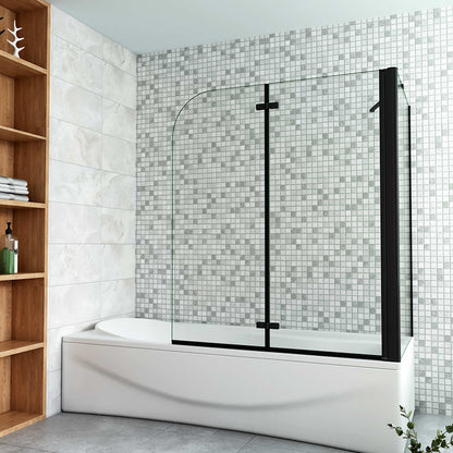 900x700 H 1400 mm Glasdusche Duschabtrennung Badewannenaufsätz Seitenwand für badezimmer