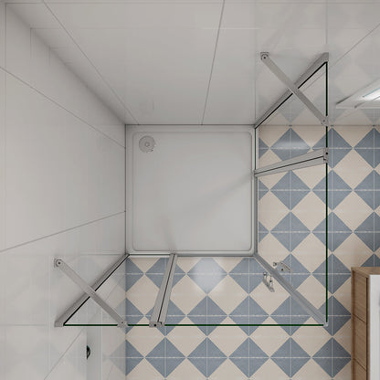 900x800 H.1950 mm Drehtür Eckeinstieg Duschtasse badezimmer ideen
