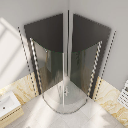 900x900 H.1950 mm Drehtür Runddusche Eckeinstieg Wandverkleidung für badezimmer
