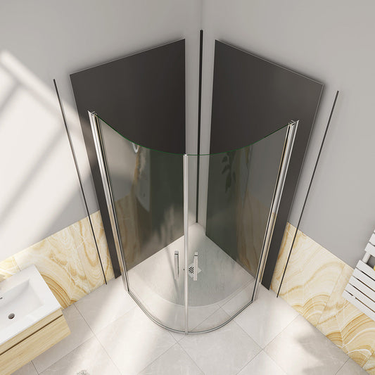 900x900 H.1950 mm Drehtür Runddusche Eckeinstieg Wandverkleidung für badezimmer