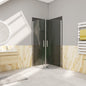 900x900 H.1950 mm Drehtür Runddusche Eckeinstieg für badezimmer