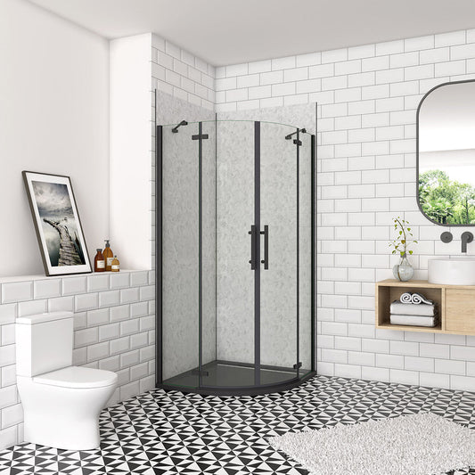 900x900 H.1950 mm Falttür Runddusche Eckeinstieg für badezimmer