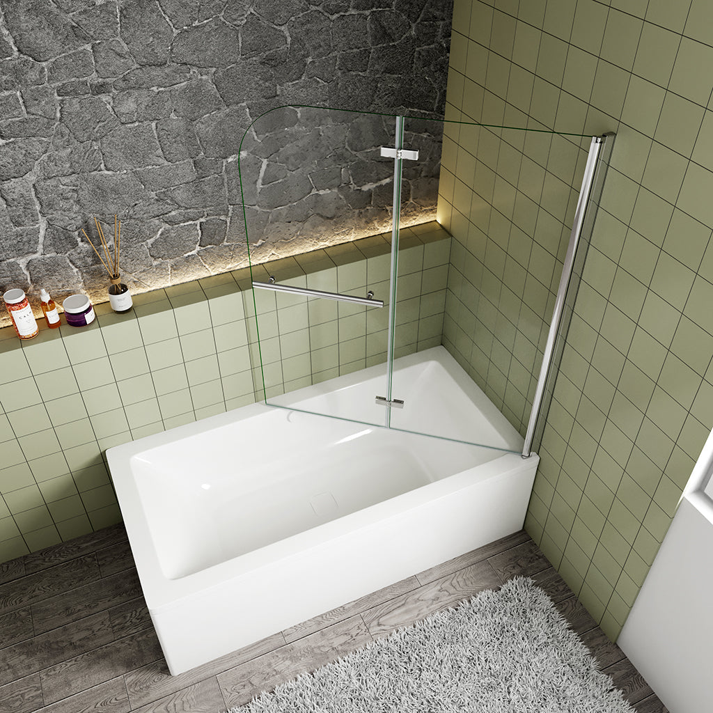 95 H 140 cm Badewannenaufsätz für badezimmer