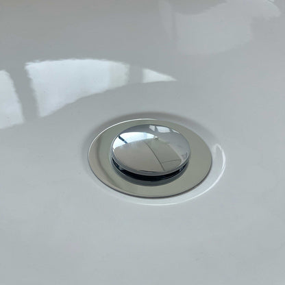 Badewanne Oval Freistehende Badewanne, weiß, Acrylbadewanne 150x70cm