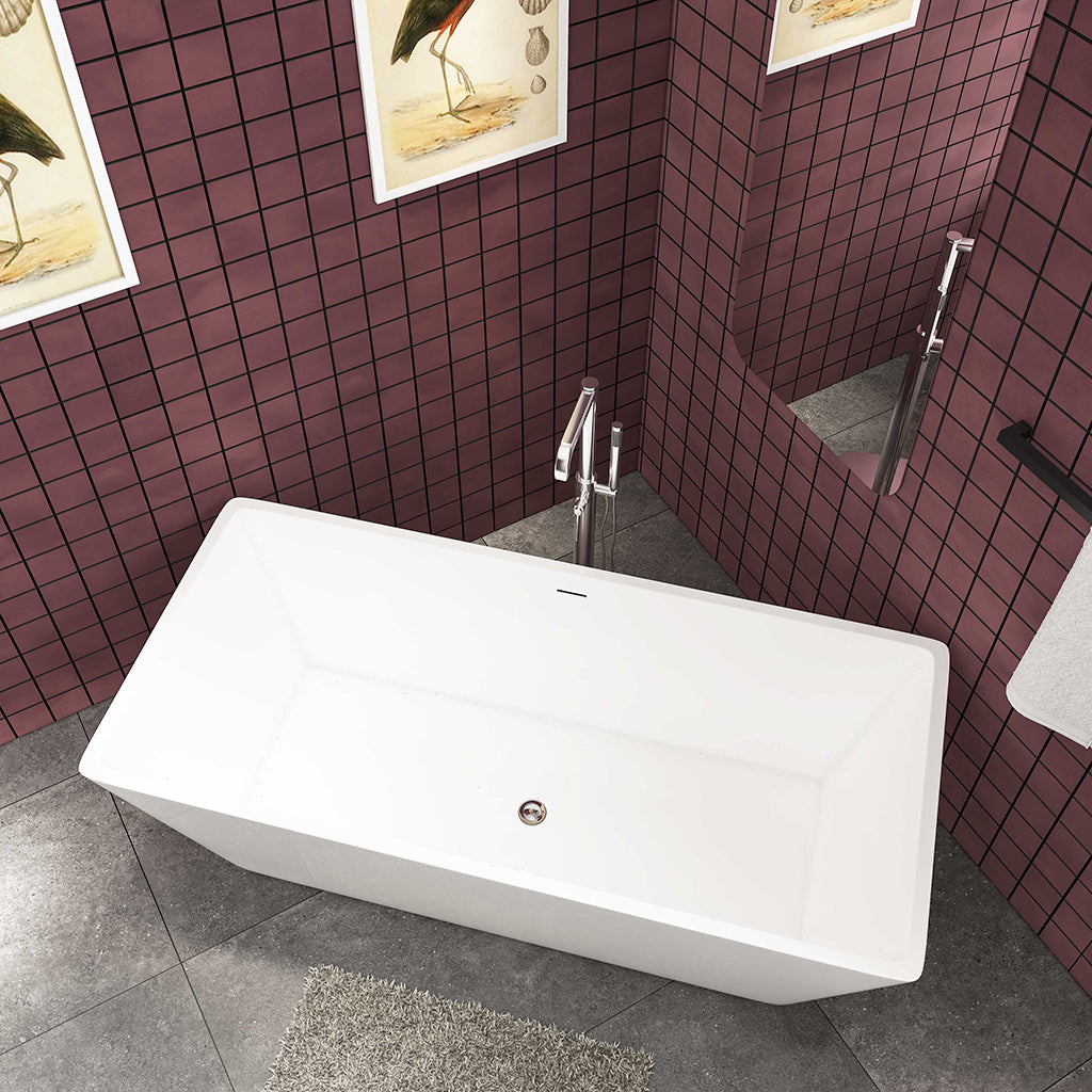 Badewanne Badewanne Rechteck Modern, weiß, Acrylbadewanne 170x80