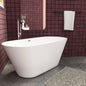 Badewanne Oval Freistehende Badewanne, weiß, Acrylbadewanne 150x70cm