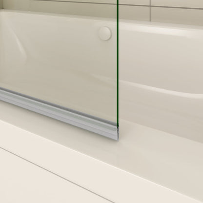 Badewannen 2 TLG Faltwand Aufsatz Duschwand Badewannenaufsätz 110 H140 cm für badezimmer