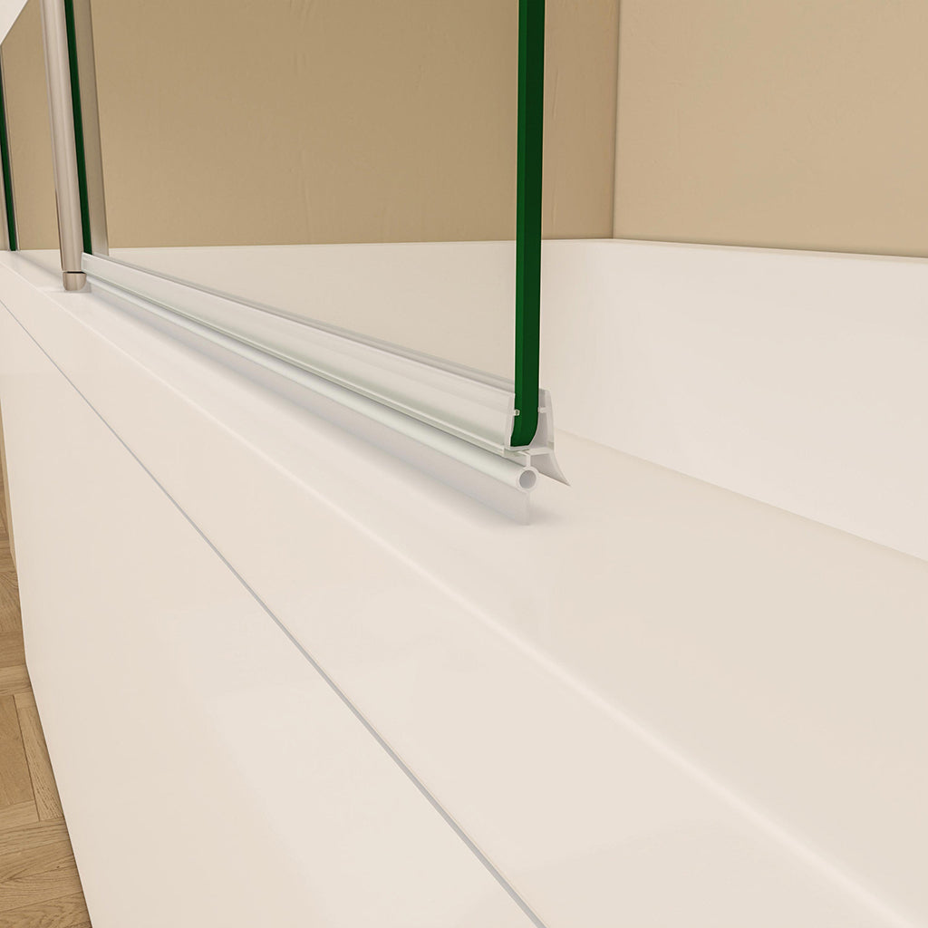 Badewannen 2 TLG Faltwand Aufsatz Duschwand Badewannenaufsatz 120 H140 cm dusche