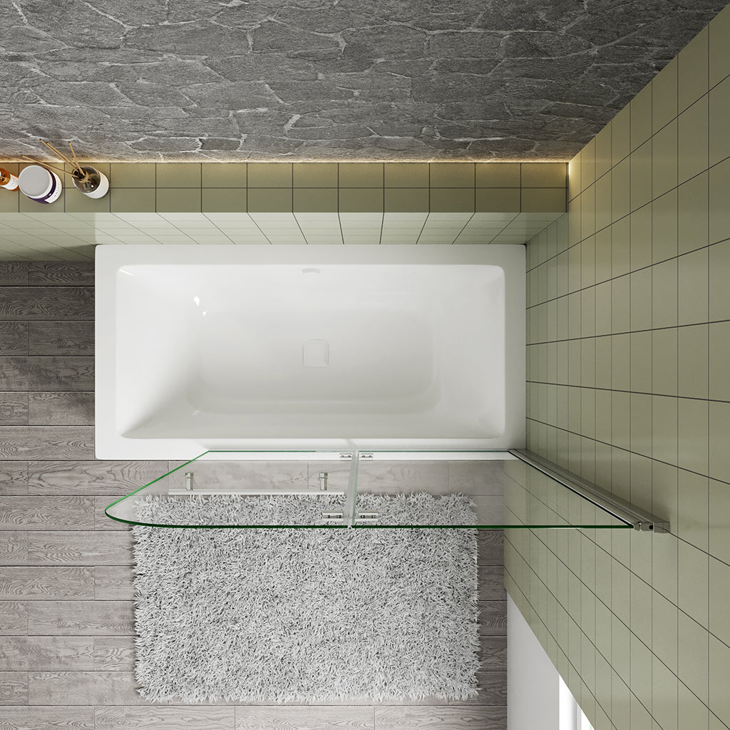 Badewannenaufsatz 95 H140 cm für badezimmer