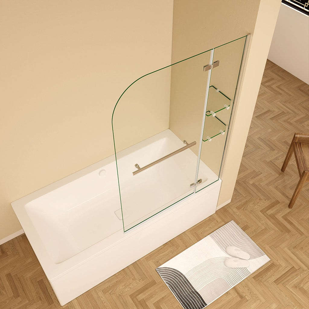 Badewannenaufsatz H2S HB 100 H140 cm für badezimmer